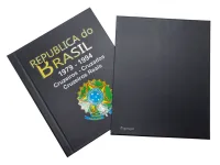 Álbum de Luxo para Moedas de Cruzeiros, Cruzados e Cruzeiros Reais - 1979 - 1994 - Vazio - Foto 8