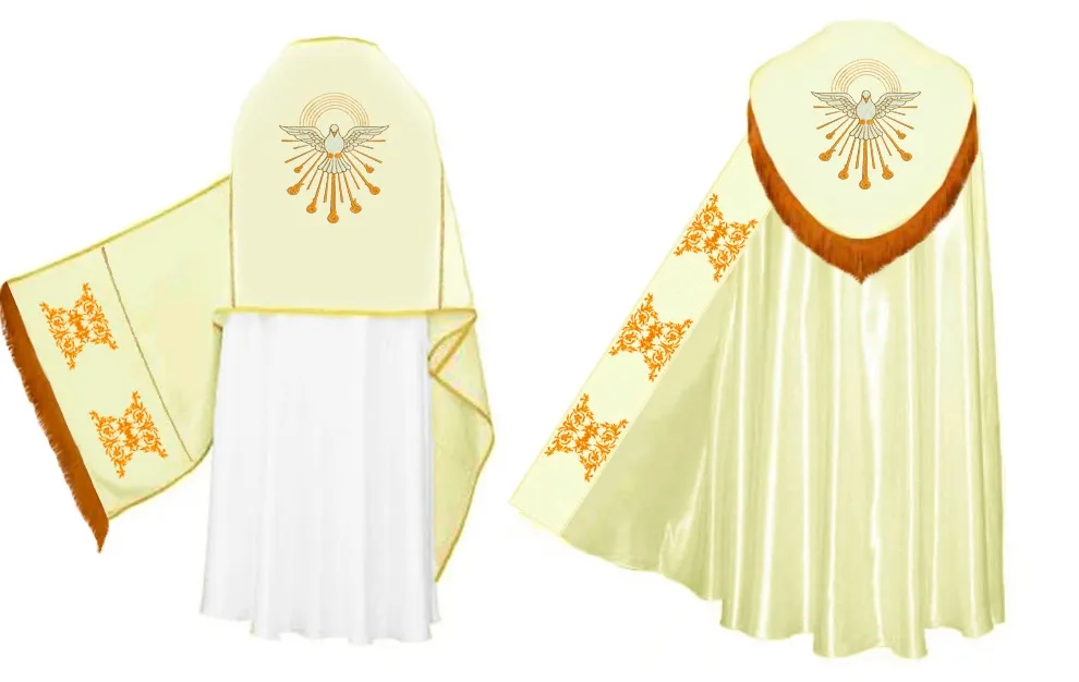 Conj Capa de Asperge e Véu Espírito Santo 01 Imagem