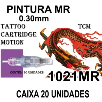 Cartucho TCM - PINTURA 1021MR 0.30mm CAIXA 20 UNIDADES - LIQUIDAÇÃO