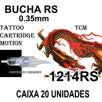 Cartucho TCM - BUCHA 1214RS 0.35mm CAIXA 20 UNIDADES (PROMOÇÃO)  - VALIDADE 10/25