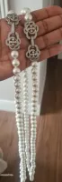 Colar Pérolas Chanel fecho camélia  - Foto 4