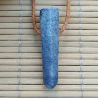 Colar Difusor de Pedra Natural para Aromaterapia Ponta de QUARTZO AZUL - 0112