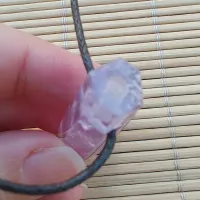 Colar Difusor de Pedra Natural para Aromaterapia Ponta de AMETISTA - 0116 - Foto 2