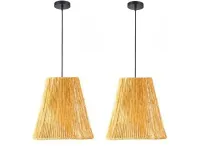 Pendente Natural Sisal Varanda Área Cozinha Bancada - Foto 3