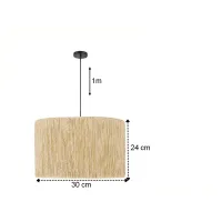 Lustre Luminária De Cozinha Sala Varanda Área Gourmet Preto - Foto 3