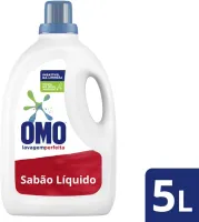 Lava Roupa Sabão Líquido OMO Lavagem Perfeita - 5L - Foto 2