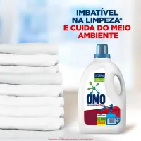 Lava Roupa Sabão Líquido OMO Lavagem Perfeita - 5L - Foto 4