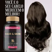 Vitamina para Cabelos e Pele Hair Skin 1000mg 60 Comprimidos - Foto 3