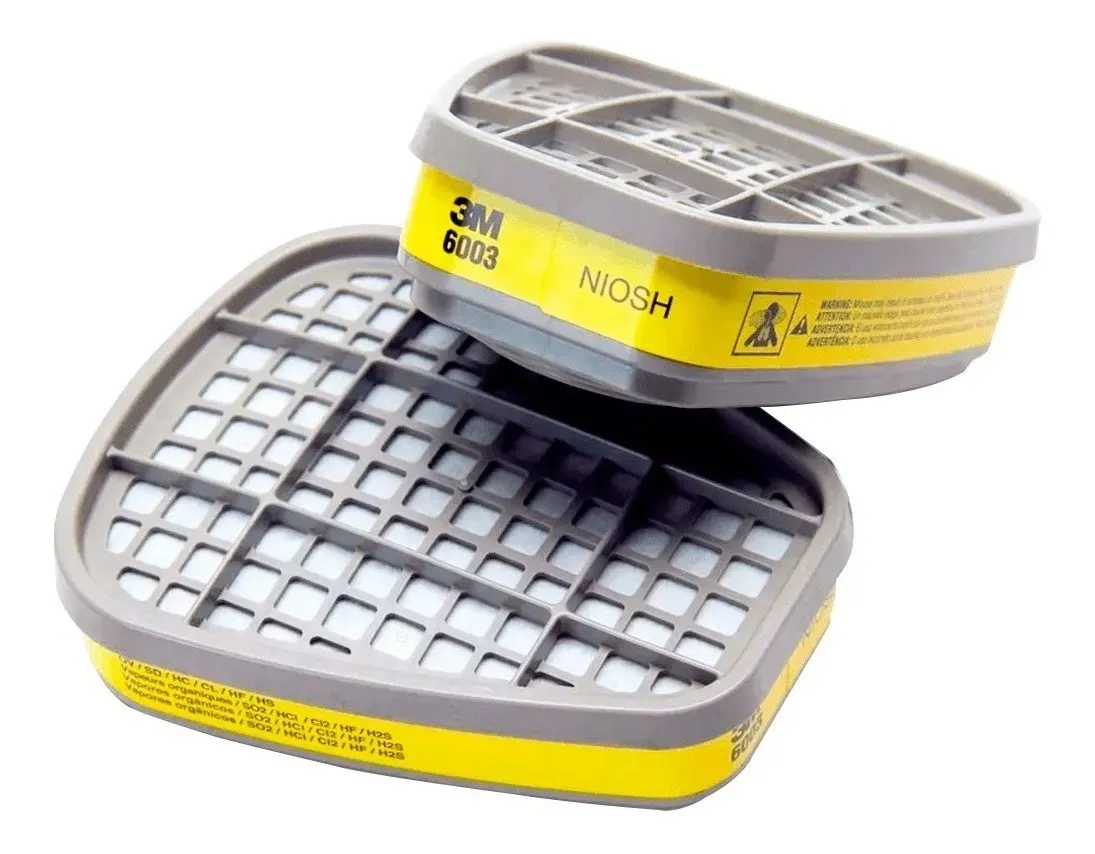 Cartucho Para Vapores Orgânicos 3M 6003 Vo/Ga (Par)