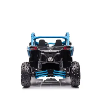  Carrinho Elétrico Infantil Maverick Utv 24v Cor Azul Voltagem Do Carregador 110v/220v - Foto 2