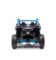  Carrinho Elétrico Infantil Maverick Utv 24v Cor Azul Voltagem Do Carregador 110v/220v - Foto 2