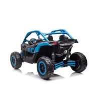  Carrinho Elétrico Infantil Maverick Utv 24v Cor Azul Voltagem Do Carregador 110v/220v - Foto 3