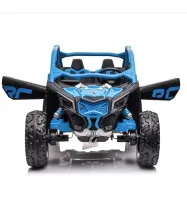  Carrinho Elétrico Infantil Maverick Utv 24v Cor Azul Voltagem Do Carregador 110v/220v - Foto 5