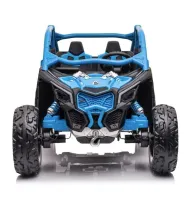  Carrinho Elétrico Infantil Maverick Utv 24v Cor Azul Voltagem Do Carregador 110v/220v - Foto 7