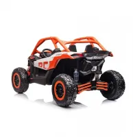 Carrinho Elétrico Infantil Maverick Utv 24v Cor Laranja Voltagem Do Carregador 110v/220v - Foto 6