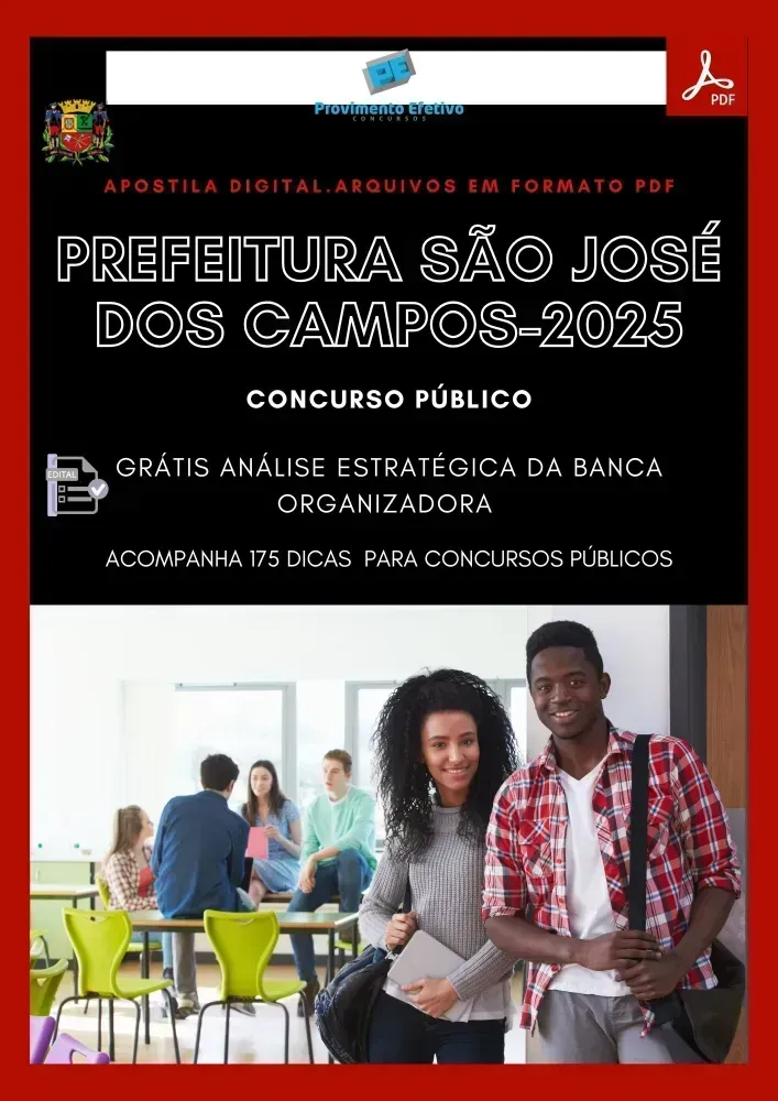 Apostila São José dos Campos 2025 Serviço Social Imagem