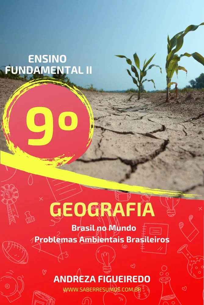 875 - Geografia - Brasil no Mundo - Problemas Ambientais Brasileiros - 9º ano - PDF com 16 páginas Imagem
