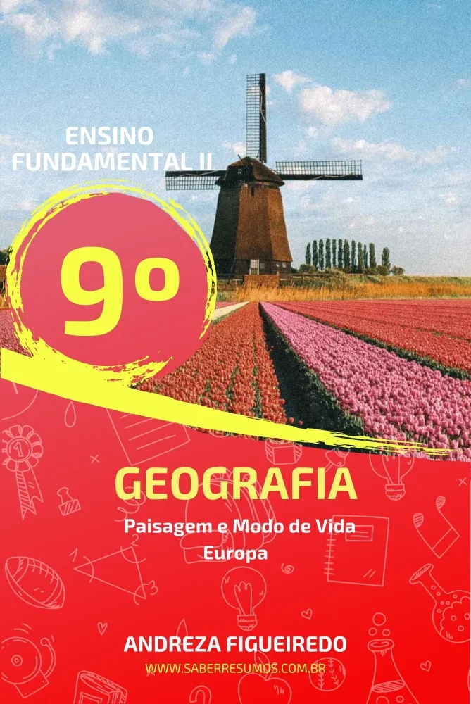 876 - Geografia - Paisagem e Modo de Vida - Europa - 9º ano - PDF com 15 páginas Imagem