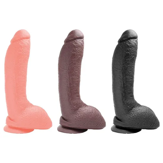 Pênis com Escroto e Ventosa 24cm x 5cm - JSV8 Imagem