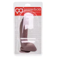 Pênis com Escroto e Ventosa 24cm x 5cm - JSV8 - Foto 6