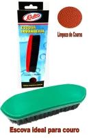 Escova Manual Limpeza Profissional para Lavanderia Super Macia verde Copetec limpa couro — imagem principal