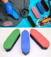 Escova Manual Limpeza Profissional para Lavanderia Super Macia verde Copetec limpa couro — imagem 3