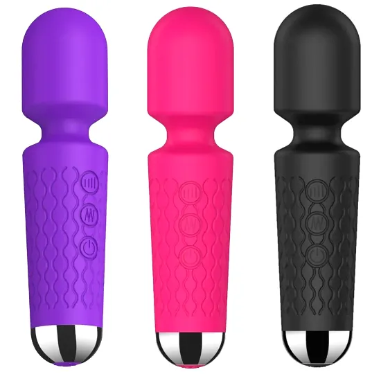 Vibrador Varinha Mágica 20 Vibrações e 8 Intensidades - AV000M Imagem