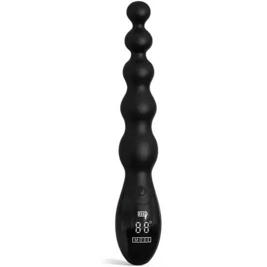 Plug Anal Escalonado 9 Vibrações e Display Digital USB - LV411