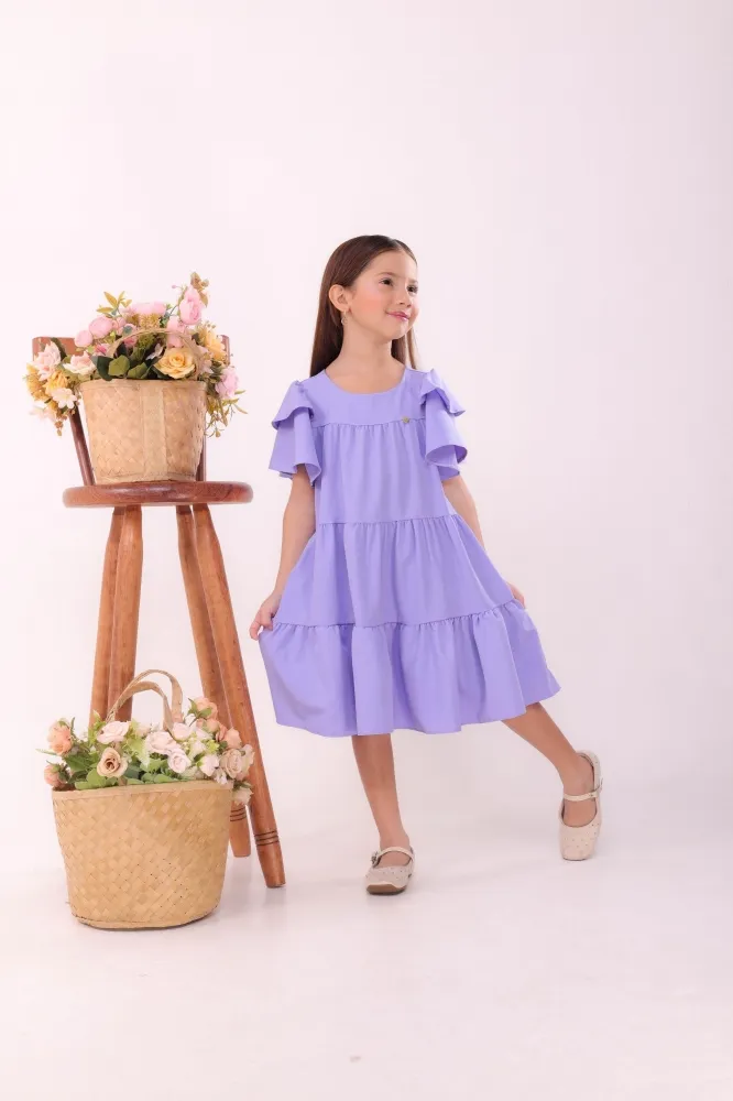 Vestido Mavie Lavanda