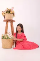 Vestido Mavie Coral - Foto 4