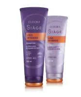 Combo Eudora Siàge Liso Intenso: Shampoo 250ml + Condicionador 200ml