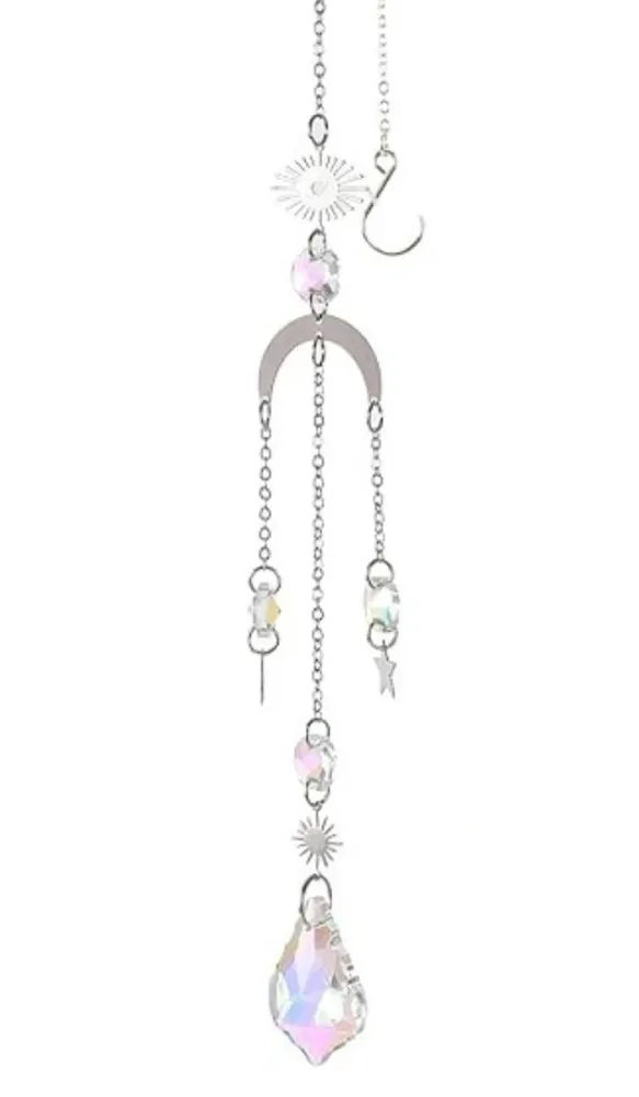Sun Catcher Sol e Lua - Captador de luz decorativo Imagem