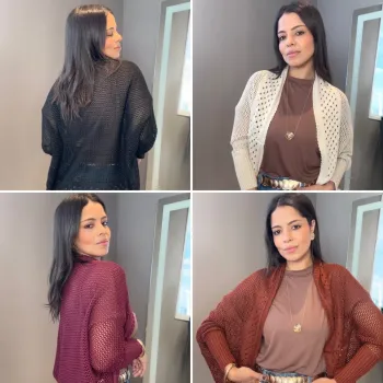 CARDIGAN ALONGADO EM TRICÔT - 4 CORES