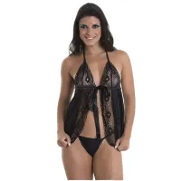 Baby Doll GRACIOSA Calcinha Fogo e Paixão - LIN81 - Foto 2