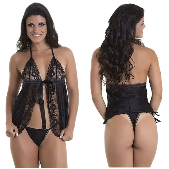 Baby Doll GRACIOSA Calcinha Fogo e Paixão - LIN81 Imagem