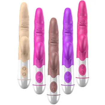 Vibrador Formato Dedo Ponto G e Clitóris 10 Vibrações Recarregável USB - LV253