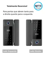 Fechadura Biométrica WIFI G10S para portas de vidro - Foto 3