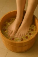  Escalda-Pés com Esferas de Vidro - 180g - Foto 3