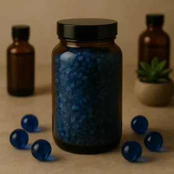 Escalda-Pés, Sacre Bleu com Esferas de Vidro - 180g