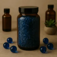 Escalda-Pés, Sacre Bleu com Esferas de Vidro - 180g