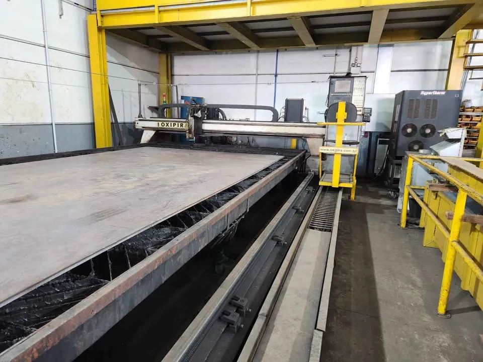 Corte plasma Oxipira HPR 260 XD - 8000 x 3000 mm