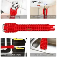 Chave Para Torneira Pia Ferramenta Reparo Hidraulico - Foto 4