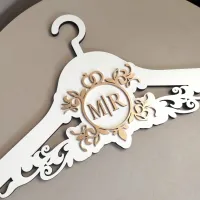 Cabide Com Nome Dos Noivos Personalizado Debutante, Daminha - Foto 2