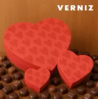 Coração Cartonagem G - C/ 5 Cm de Altura - Personalizado  - Foto 3