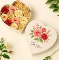 Coração Cartonagem G - C/ 5 Cm de Altura - Personalizado  - Foto 8