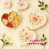 Coração Cartonagem G - C/ 5 Cm de Altura - Personalizado  - Foto 9