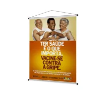  BANNER  C/ ACABAMENTO BASTÃO E CORDA  - Foto 5