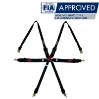 Cinto Racing 6 Pontos Certificado FIA 8853-2016 - Preto - Foto 4