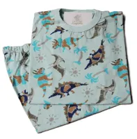 Pijama Bebê Menino Tamanho G Com Punho - Foto 4