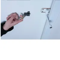 Mesa de Treinamento 1200 Pé Metal com Tampo Articulável M. Office - Foto 6